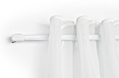 Egyszerű vitrage pálca fehér színben  80cm 