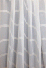 Fehér sable kész függöny kék organza mintával/150x300cm/Cikksz:01122371