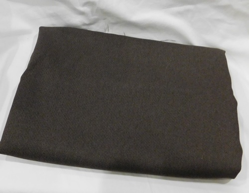 Blackout sötétítő maradék sötétbarna szövetes hatású vastag 65x280cm