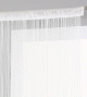 Fehér organza sable kék mintás vitrage függöny 2 részes/Cikksz:133011