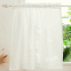 Ecrü organza maradék függöny arany drapp mintával Szirom 90x150cm/Cikksz:1240501