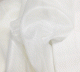 Fehér mart drapp levél mintás organza függöny maradék 280x340cm/Cikksz:1240336