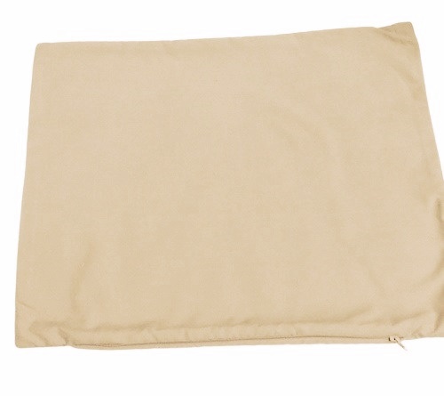 Kispárnahuzat cipzáros drapp memory párnához is kb:30x50cm
