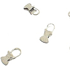 Fém csipesz classic natúr 20db-os csomag