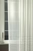 Sötétszürke organza függöny fekete bársony mintával/017/Cikksz:01150818