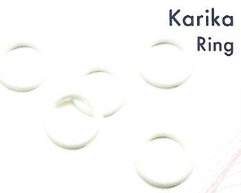 28mm-es karnis karika  fehér 
