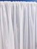 Fehér sable kész függöny kék organza mintával/160x150cm/Cikksz:01120340
