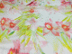 Ecrü organza maradék függöny lila drapp minta 115x195cm/Cikksz:01122127
